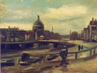 Gogh, Vincent van - View of Amsterdam from Central Station